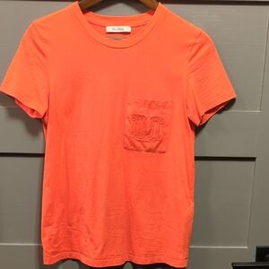 MaxMara Papaia Orange Short Sleeve Tee Size Small